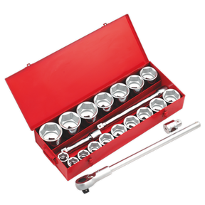 Sealey AK261 Premier Socket Set 1"Sq Drive 22pc