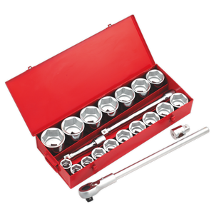 Sealey AK261 Premier Socket Set 1"Sq Drive 22pc