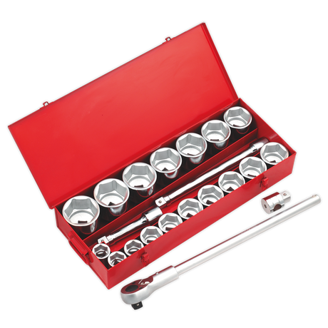 Sealey AK261 Premier Socket Set 1"Sq Drive 22pc