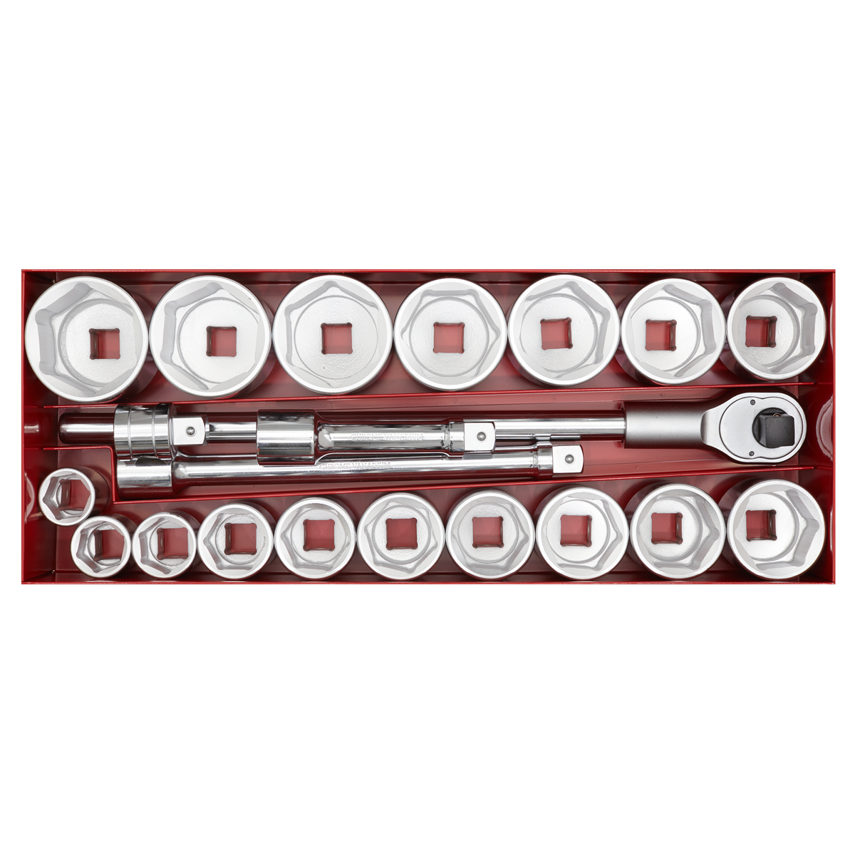 Sealey AK261 Premier Socket Set 1"Sq Drive 22pc - additional view 5