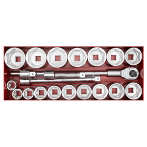 Sealey AK261 Premier Socket Set 1"Sq Drive 22pc - additional view 5