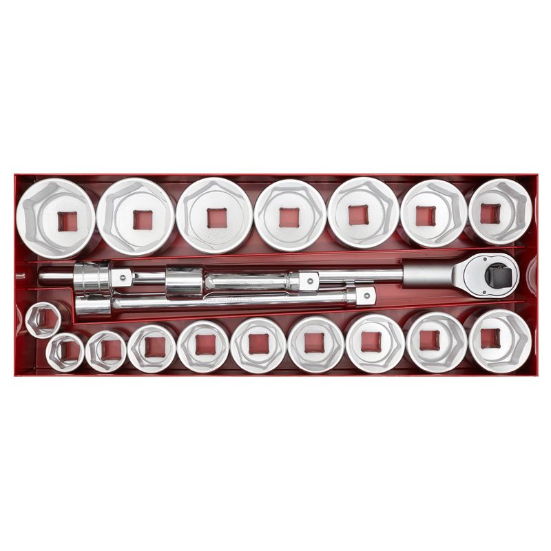 Sealey AK261 Premier Socket Set 1"Sq Drive 22pc - additional view 5