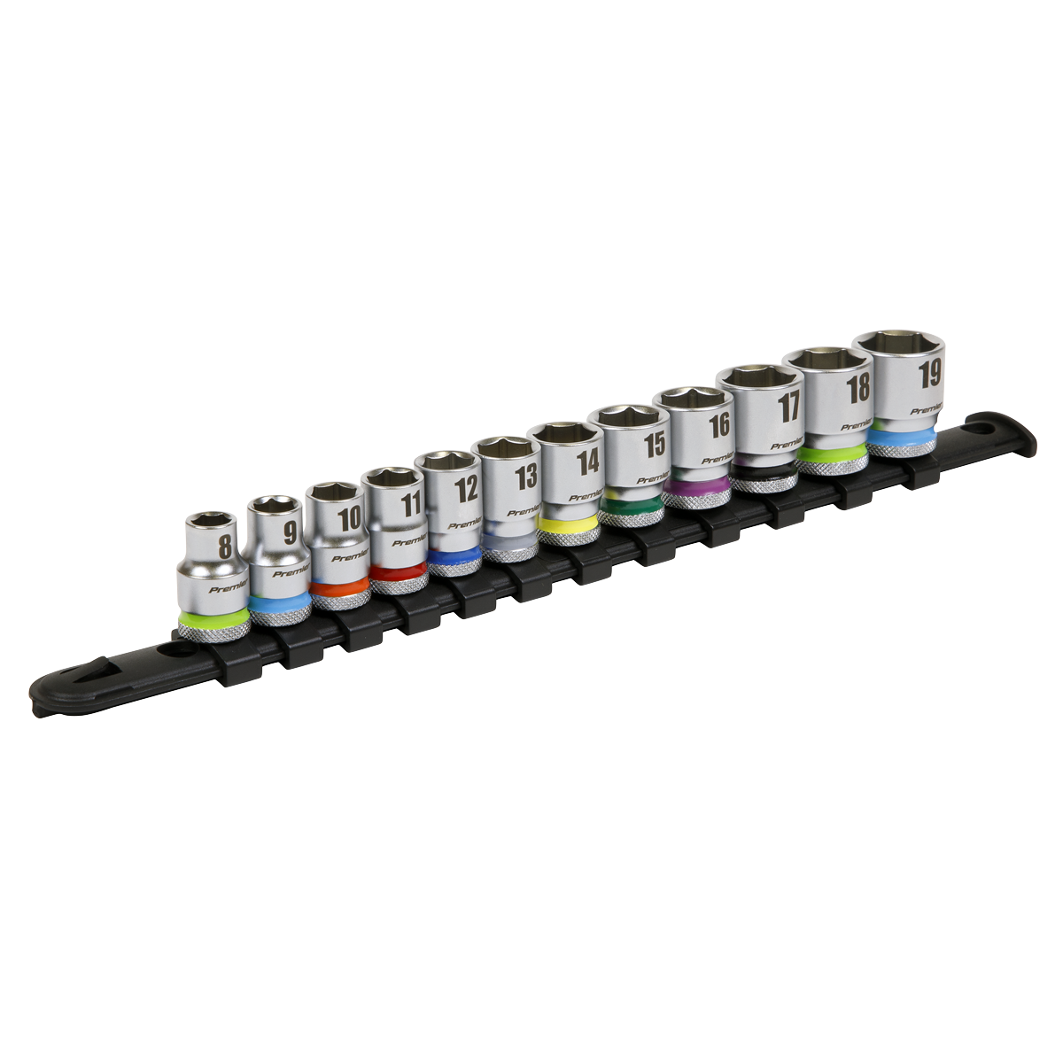 Sealey AK2660 Premier Platinum Socket Set 3/8"Sq Drive 12pc