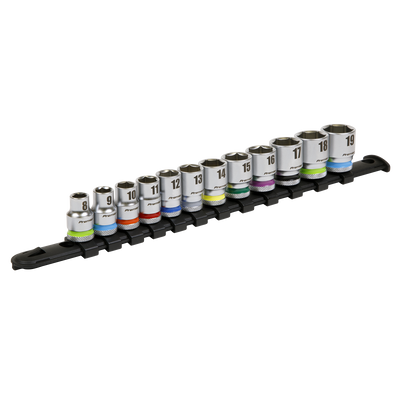 Sealey AK2660 Premier Platinum Socket Set 3/8"Sq Drive 12pc