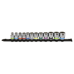 Sealey AK2660 Premier Platinum Socket Set 3/8"Sq Drive 12pc - additional view 4