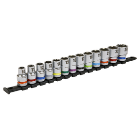 Sealey AK2661 Premier Platinum Socket Set 1/2"Sq Drive 13pc