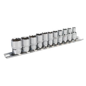 Sealey AK2670 Premier Imperial Socket Set 1/4"Sq Drive 11pc