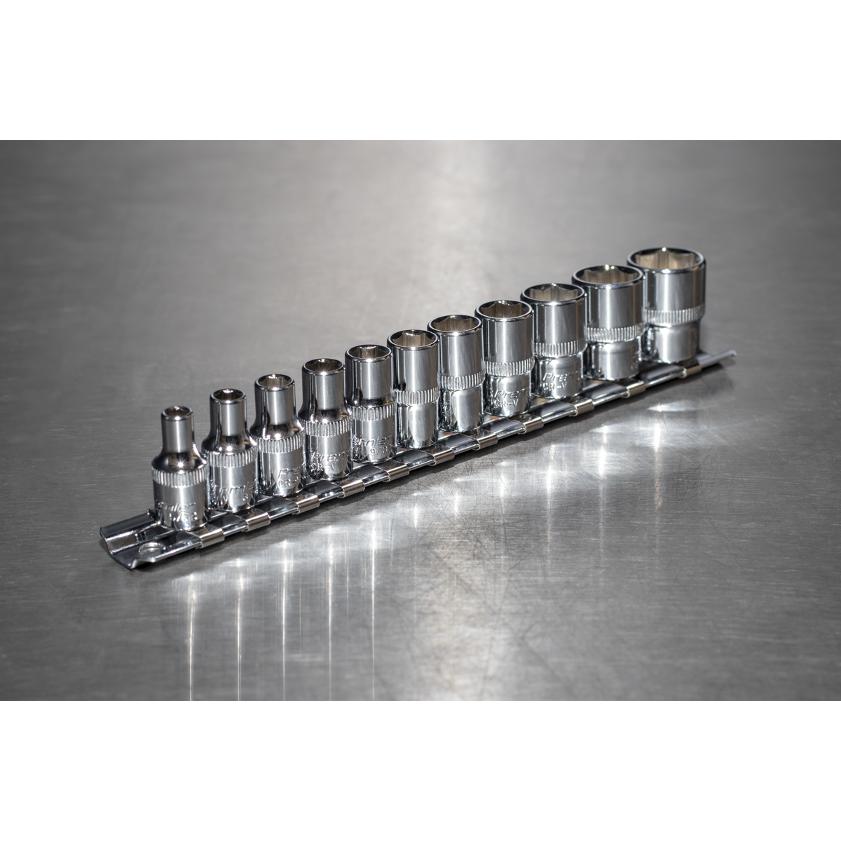 Sealey AK2670 Premier Imperial Socket Set 1/4"Sq Drive 11pc - additional view 2
