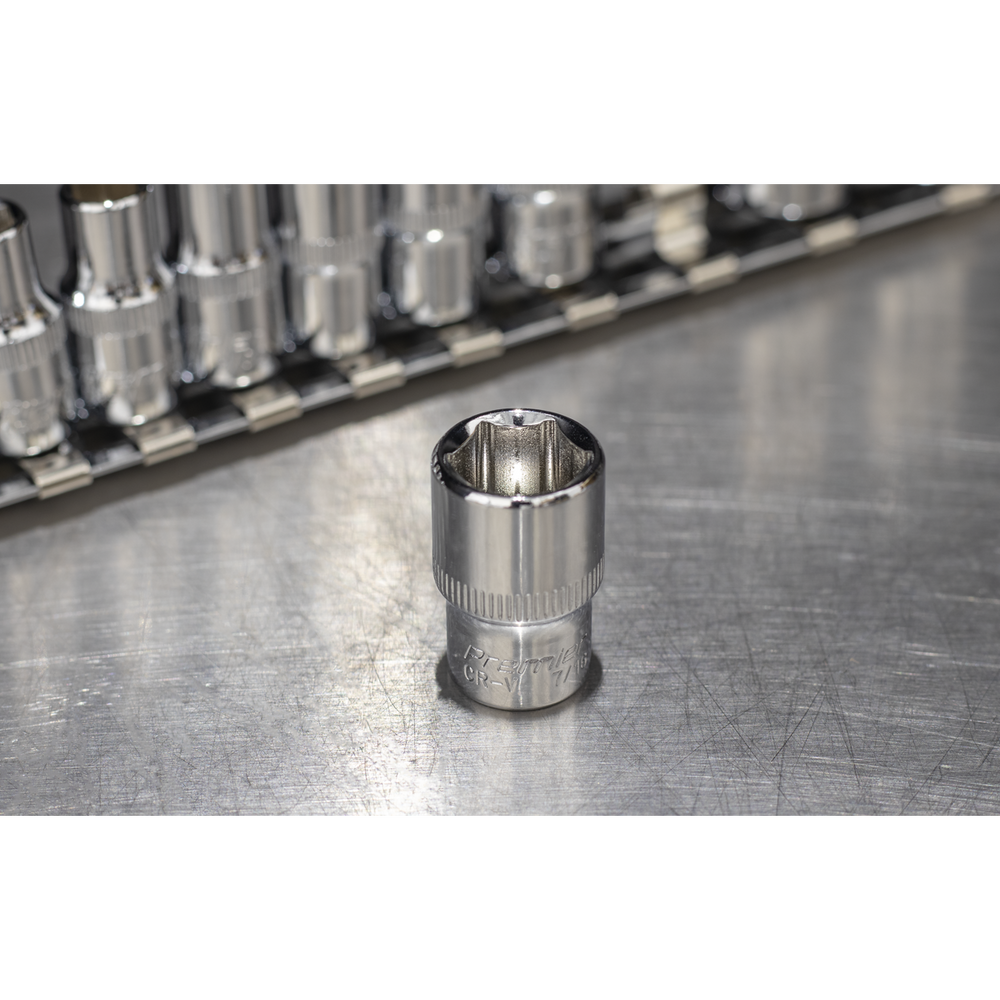 Sealey AK2670 Premier Imperial Socket Set 1/4"Sq Drive 11pc - additional view 3