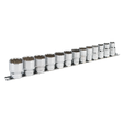 Sealey AK2674 Premier Imperial Socket Set 1/2"Sq Drive 12-point 13pc