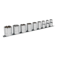 Sealey AK2677 Premier Whitworth Socket Set 1/2"Sq Drive 9pc