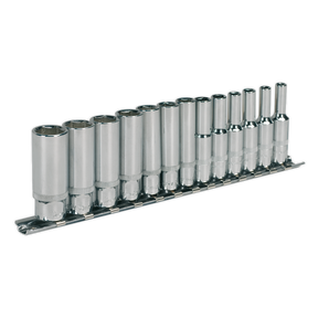 Sealey AK2692 Premier Deep Socket Set 1/4"Sq Drive 13pc