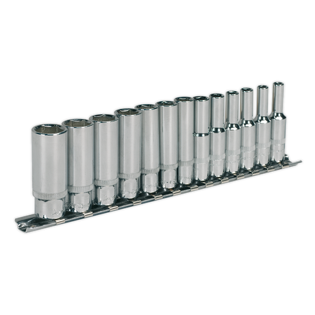 Sealey AK2692 Premier Deep Socket Set 1/4"Sq Drive 13pc