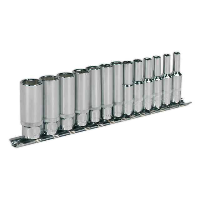 Sealey AK2692 Premier Deep Socket Set 1/4"Sq Drive 13pc