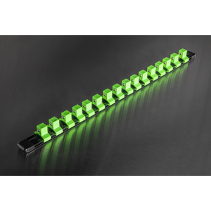 Sealey AK27054HV Premier Socket Retaining Rail with 16 Clips 1/2"Sq Drive - Hi-Vis Green - additional view 7