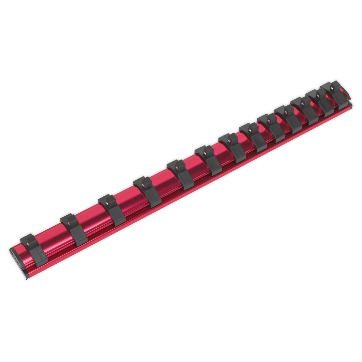 Sealey AK27082 Premier Magnetic Socket Retaining Rail with 13 Clips 1/4"Sq Drive - additional view 2