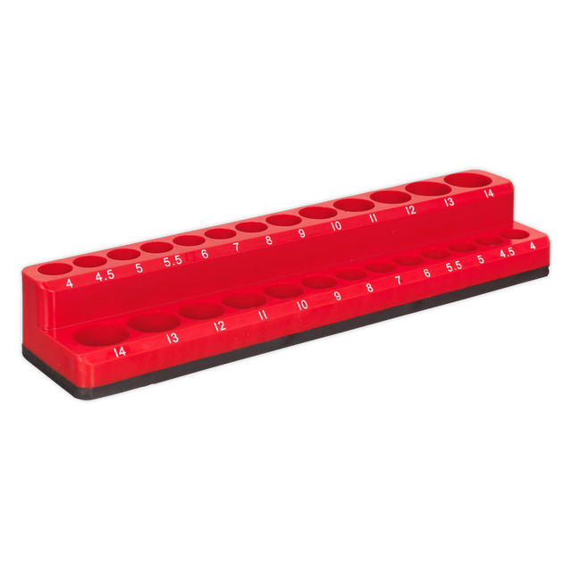 Sealey AK27085 Premier Magnetic Socket Holder 1/4"Sq Drive Capacity 26 Sockets