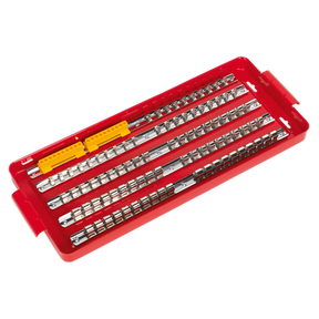 Sealey AK272 Premier Socket Rail Tray 1/4", 3/8" & 1/2"Sq Drive