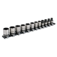 Sealey AK2741B Premier Black Lock-On™ Socket Set 3/8"Sq Drive 12pc