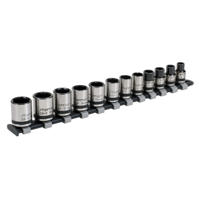 Sealey AK2741B Premier Black Lock-On™ Socket Set 3/8"Sq Drive 12pc