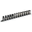 Sealey AK2742B Premier Black Lock-On™ Socket Set 1/2"Sq Drive 13pc