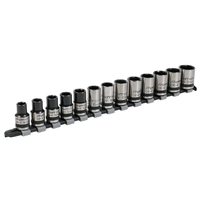 Sealey AK2742B Premier Black Lock-On™ Socket Set 1/2"Sq Drive 13pc