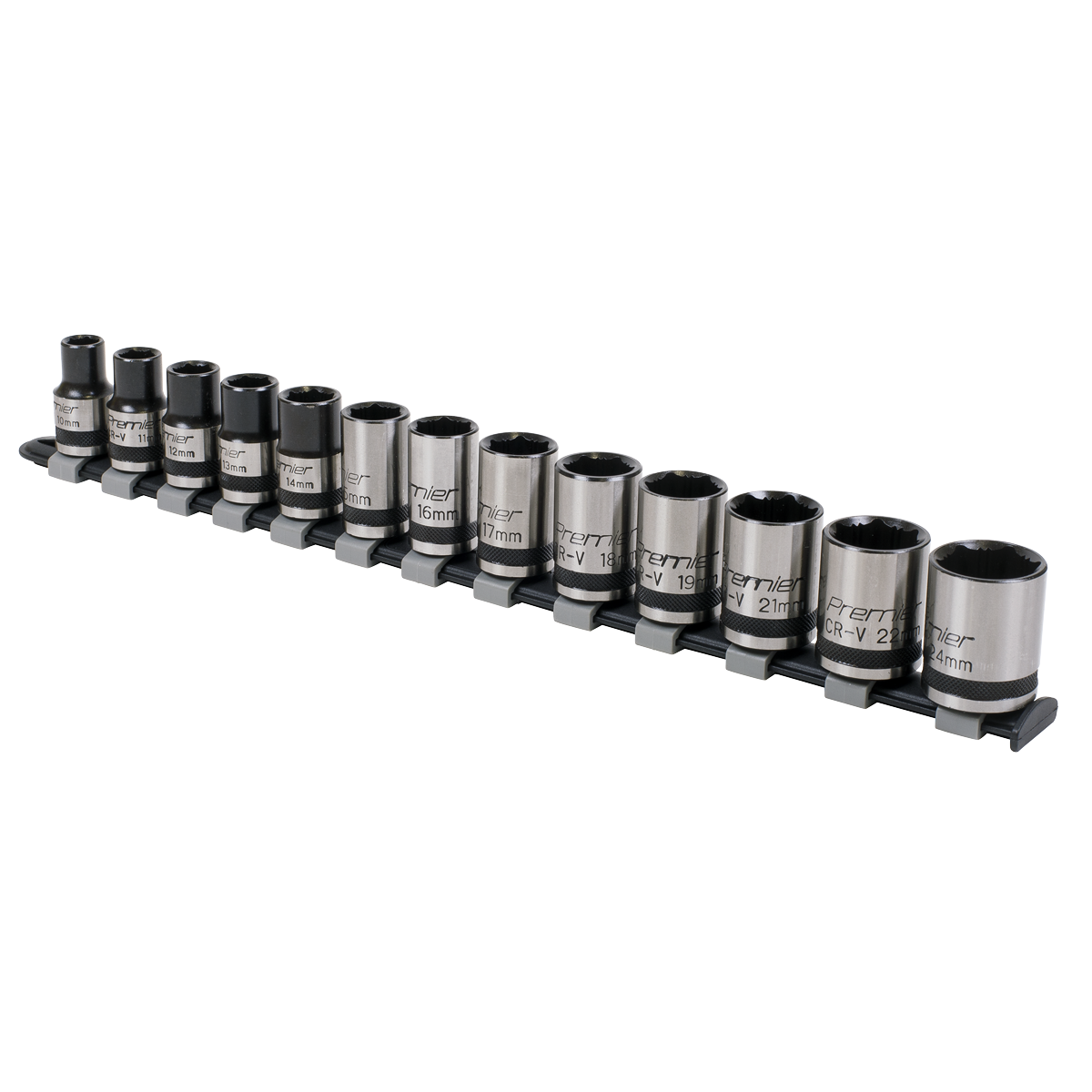 Sealey AK2742B Premier Black Lock-On™ Socket Set 1/2"Sq Drive 13pc - additional view 6