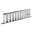 Sealey AK2744 Premier Deep Lock-On™ Socket Set 3/8"Sq Drive 12pc