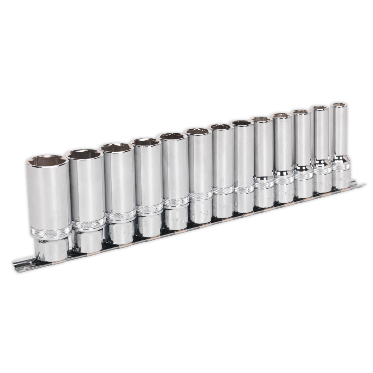 Sealey AK2745 Premier Deep Lock-On™ Socket Set 1/2"Sq Drive 13pc