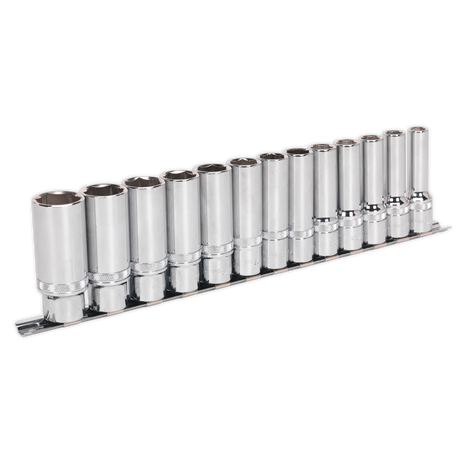 Sealey AK2745 Premier Deep Lock-On™ Socket Set 1/2"Sq Drive 13pc