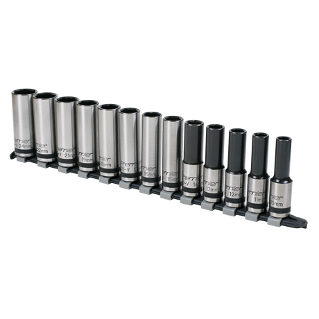 Sealey AK2745B Premier Black Deep Lock-On™ Socket Set 1/2"Sq Drive 13pc - additional view 2