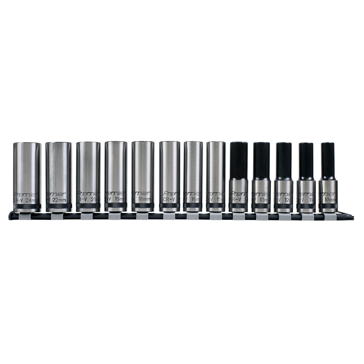 Sealey AK2745B Premier Black Deep Lock-On™ Socket Set 1/2"Sq Drive 13pc - additional view 3