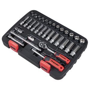 Sealey AK27480 Lock-On™ Socket Set 1/4"Sq Drive 32pc - additional view 6