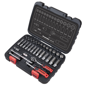Sealey AK27480 Lock-On™ Socket Set 1/4"Sq Drive 32pc - additional view 3