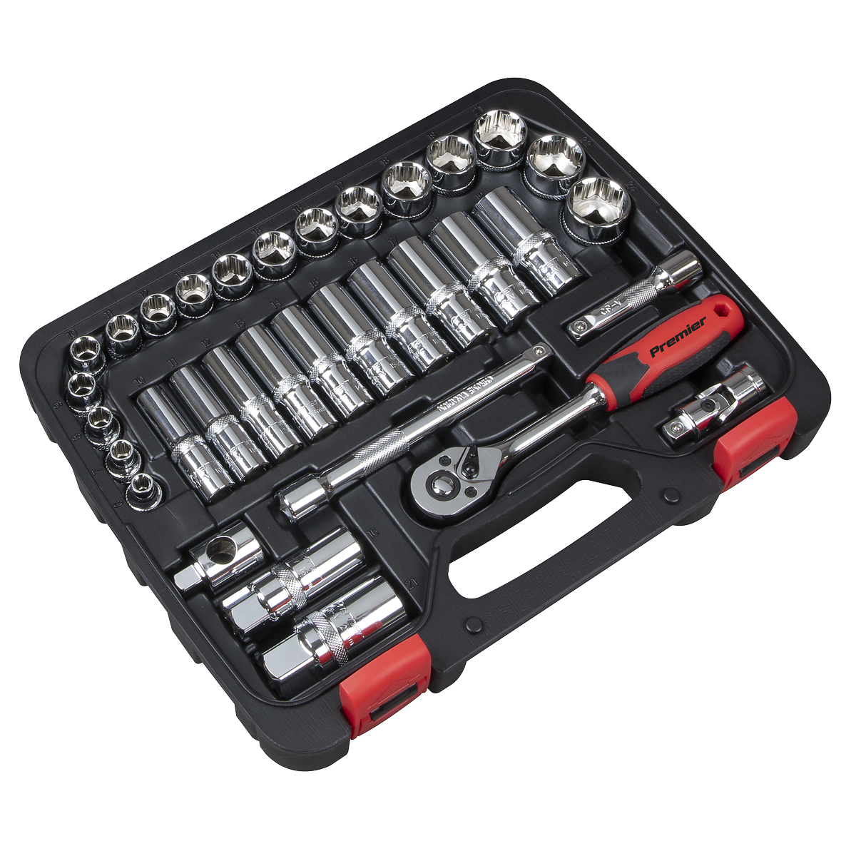 Sealey AK27481 Premier Lock-On™ Socket Set 3/8"Sq Drive 34pc - additional view 4