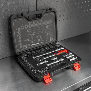 Sealey AK27482 Premier Lock-On™ Socket Set 1/2"Sq Drive 26pc - additional view 7