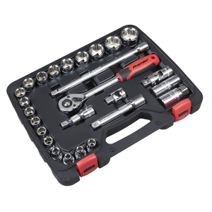 Sealey AK27482 Premier Lock-On™ Socket Set 1/2"Sq Drive 26pc - additional view 4