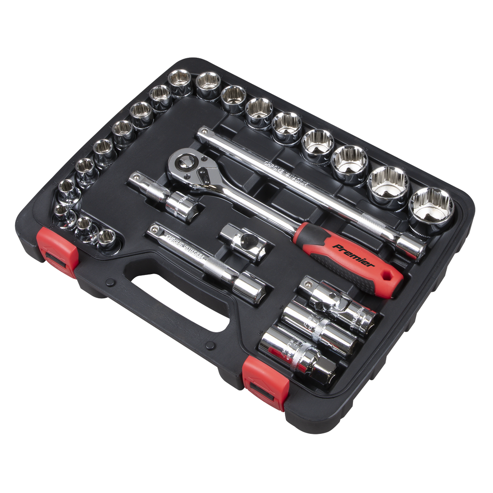 Sealey AK27482 Premier Lock-On™ Socket Set 1/2"Sq Drive 26pc - additional view 5