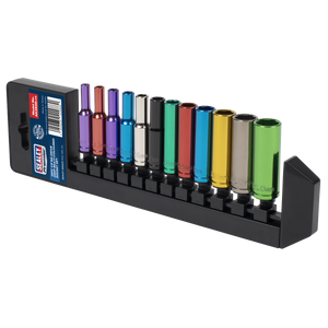 Sealey AK282D Premier Deep Multi-Coloured Socket Set 1/4"Sq Drive 12pc - additional view 8