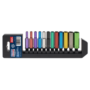 Sealey AK282D Premier Deep Multi-Coloured Socket Set 1/4"Sq Drive 12pc - additional view 9