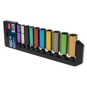 Sealey AK285D Premier Deep Multi-Coloured Socket Set 3/8"Sq Drive 10pc - additional view 8