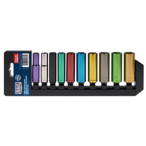 Sealey AK285D Premier Deep Multi-Coloured Socket Set 3/8"Sq Drive 10pc - additional view 9