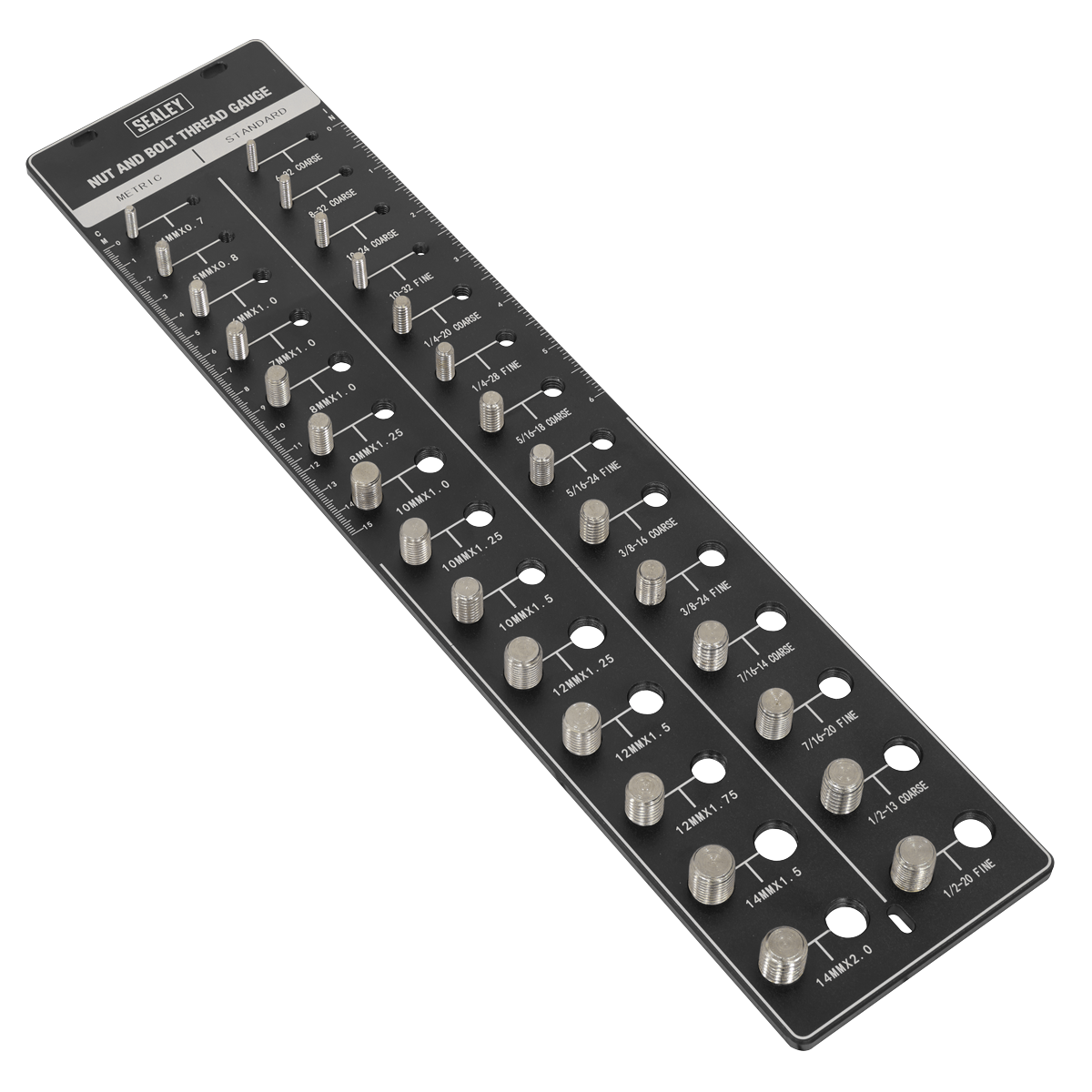 Sealey AK28 Metric/Imperial Nut & Bolt Thread Checker