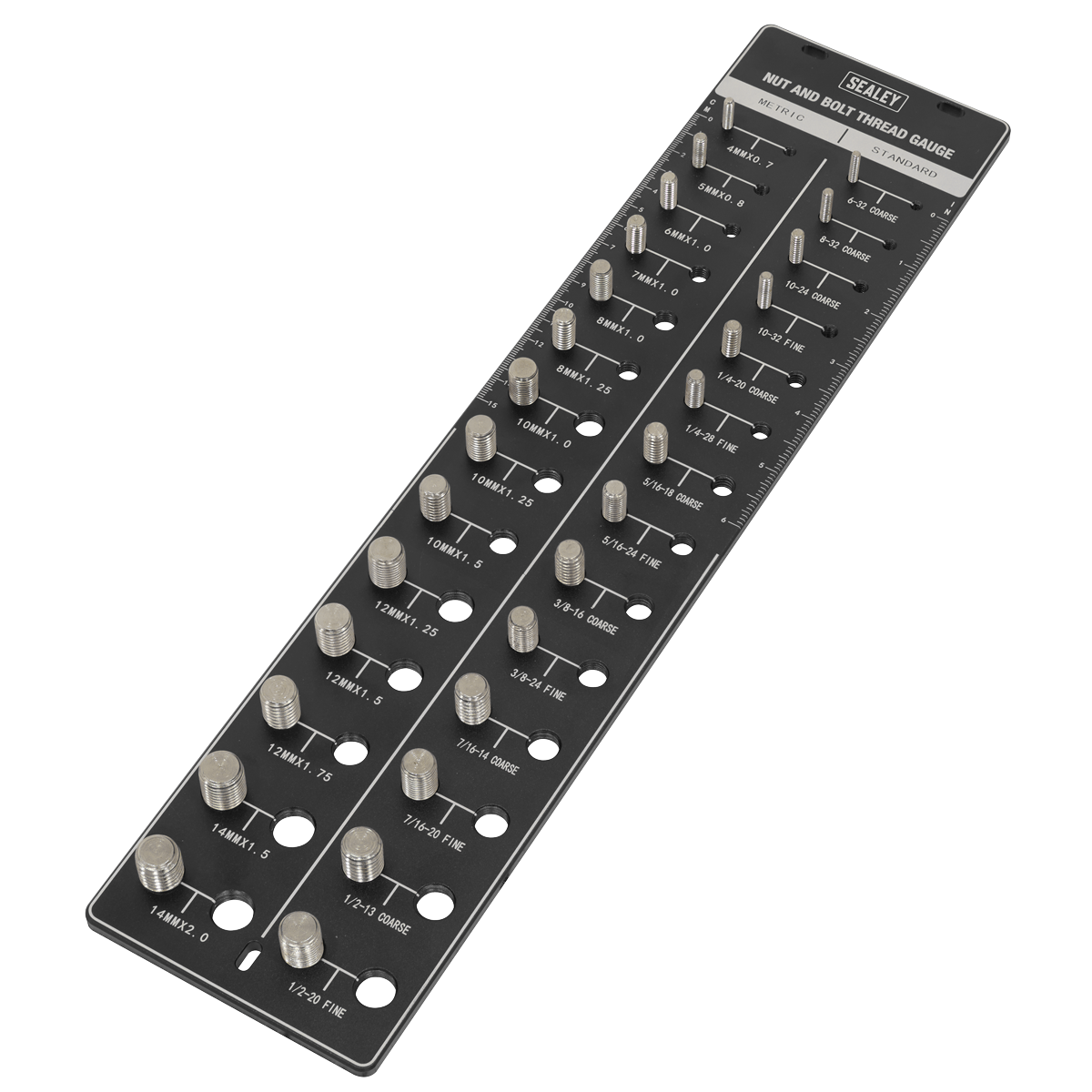 Sealey AK28 Metric/Imperial Nut & Bolt Thread Checker - additional view 5