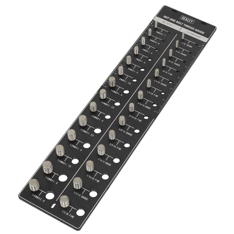 Sealey AK28 Metric/Imperial Nut & Bolt Thread Checker - additional view 5