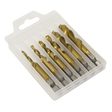 Sealey AK3025 Combination Drill & Tap Bit Set 6pc