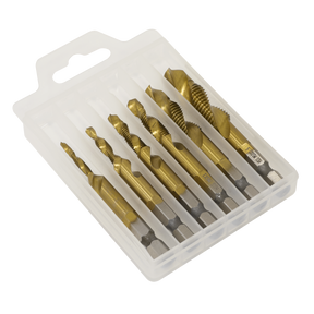 Sealey AK3025 Combination Drill & Tap Bit Set 6pc