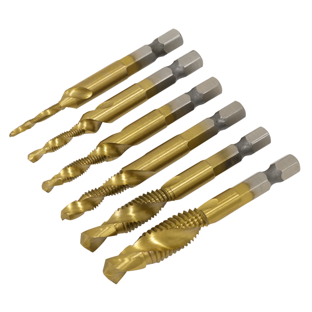 Sealey AK3025 Combination Drill & Tap Bit Set 6pc - additional view 6