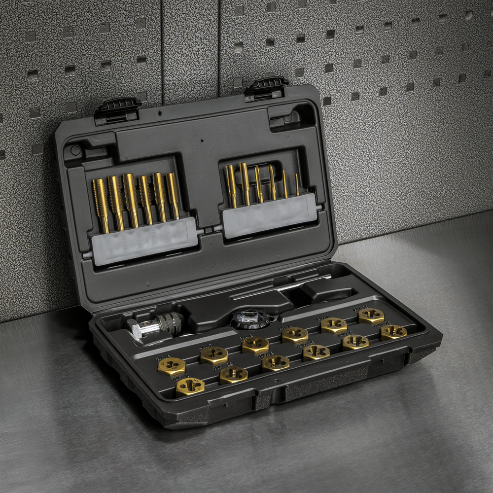 Sealey AK3026 Titanium Coated Hexagonal Tap & Die Set 26pc - additional view 4