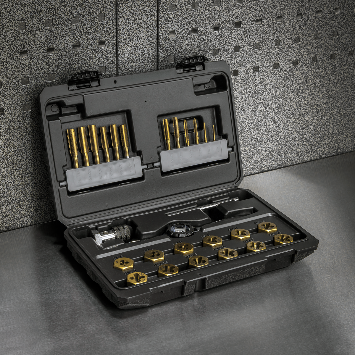 Sealey AK3026 Titanium Coated Hexagonal Tap & Die Set 26pc - additional view 4